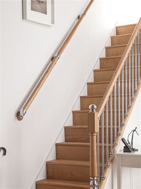 steel wall mounted handrail installation